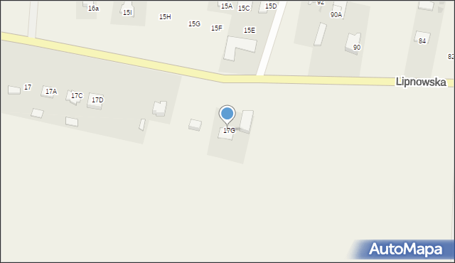 Nowa Wieś, Nowa Wieś, 17G, mapa Nowa Wieś