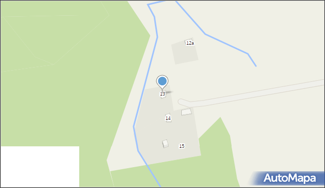 Nowa Wieś, Nowa Wieś, 13, mapa Nowa Wieś