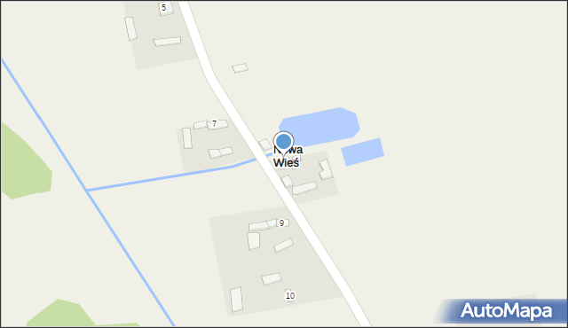 Nowa Wieś, Nowa Wieś, 8, mapa Nowa Wieś