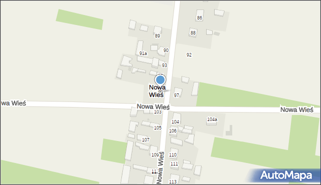 Nowa Wieś, Nowa Wieś, 98, mapa Nowa Wieś