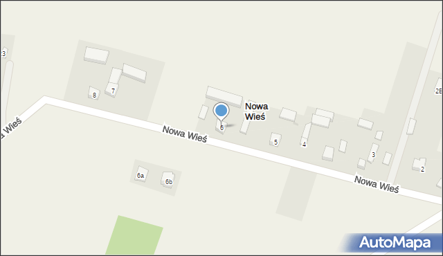 Nowa Wieś, Nowa Wieś, 6, mapa Nowa Wieś