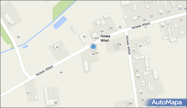 Nowa Wieś, Nowa Wieś, 41, mapa Nowa Wieś