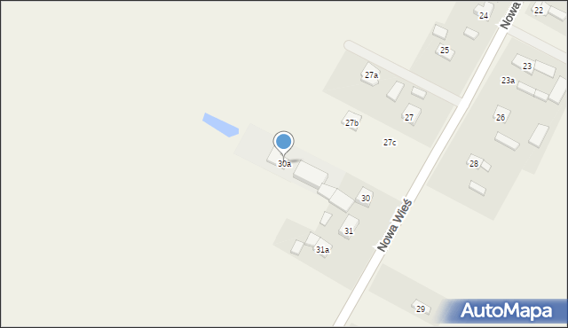 Nowa Wieś, Nowa Wieś, 30a, mapa Nowa Wieś