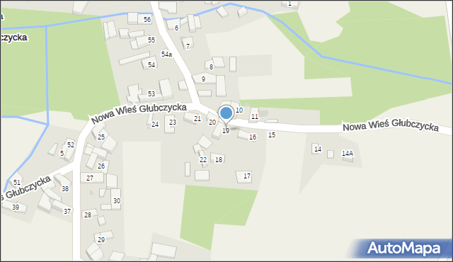 Nowa Wieś Głubczycka, Nowa Wieś Głubczycka, 19, mapa Nowa Wieś Głubczycka
