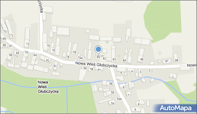 Nowa Wieś Głubczycka, Nowa Wieś Głubczycka, 81, mapa Nowa Wieś Głubczycka