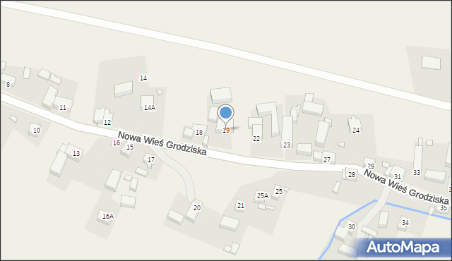 Nowa Wieś Grodziska, Nowa Wieś Grodziska, 19, mapa Nowa Wieś Grodziska