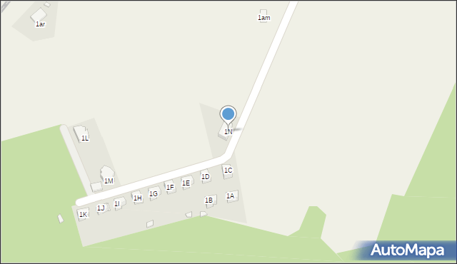 Nowa Wieś Grodziska, Nowa Wieś Grodziska, 1N, mapa Nowa Wieś Grodziska