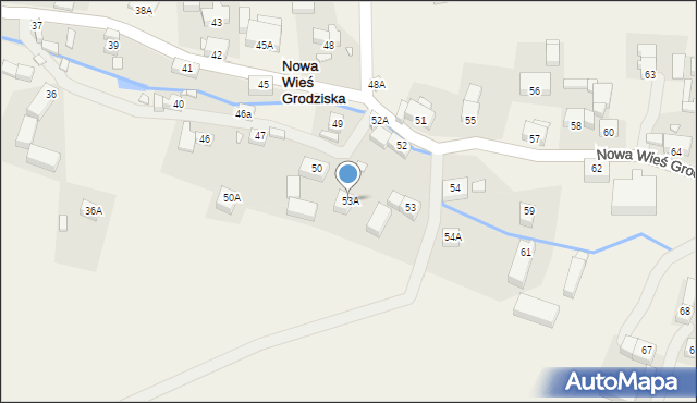 Nowa Wieś Grodziska, Nowa Wieś Grodziska, 53A, mapa Nowa Wieś Grodziska