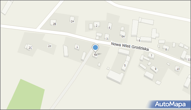 Nowa Wieś Grodziska, Nowa Wieś Grodziska, 5A, mapa Nowa Wieś Grodziska