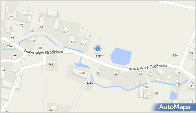 Nowa Wieś Grodziska, Nowa Wieś Grodziska, 82B, mapa Nowa Wieś Grodziska