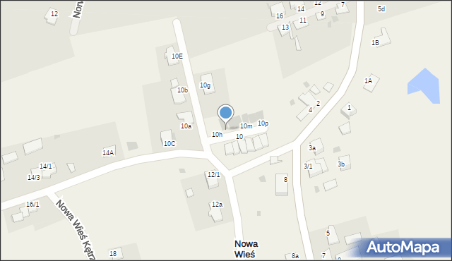 Nowa Wieś Kętrzyńska, Nowa Wieś Kętrzyńska, 10j, mapa Nowa Wieś Kętrzyńska