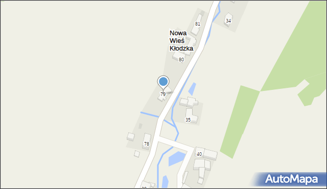 Nowa Wieś Kłodzka, Nowa Wieś Kłodzka, 79, mapa Nowa Wieś Kłodzka