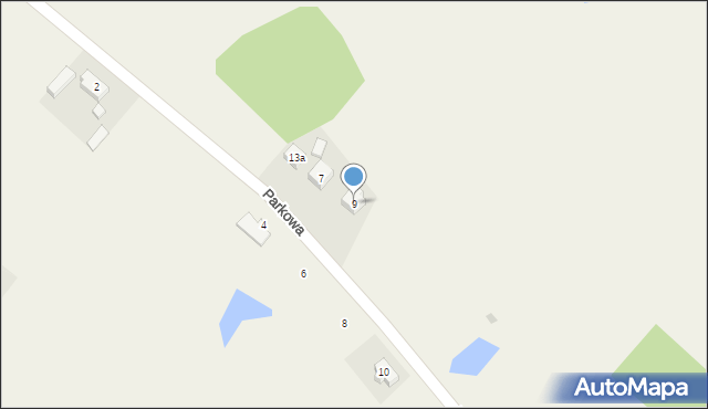 Nowa Wieś Kościerska, Nowa Wieś Kościerska, 13c, mapa Nowa Wieś Kościerska