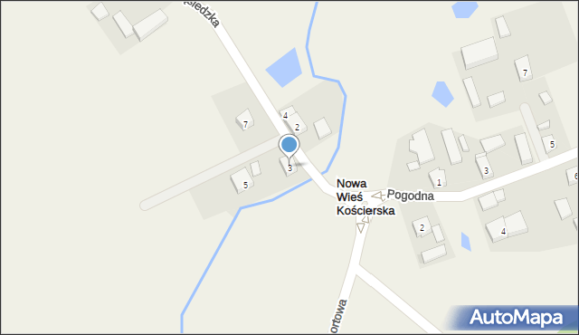 Nowa Wieś Kościerska, Nowa Wieś Kościerska, 25, mapa Nowa Wieś Kościerska