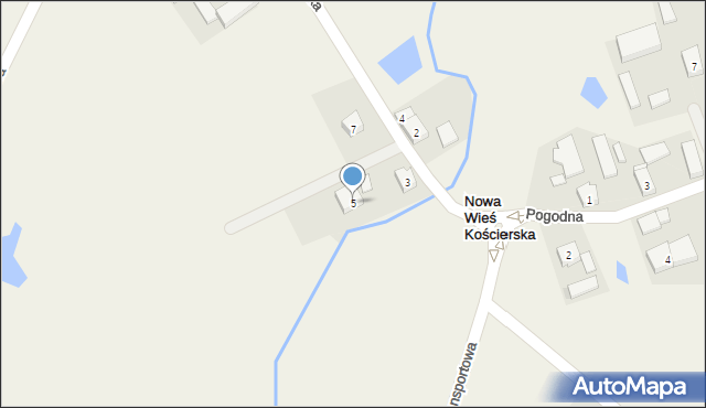 Nowa Wieś Kościerska, Nowa Wieś Kościerska, 25a, mapa Nowa Wieś Kościerska