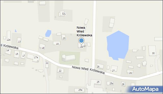 Nowa Wieś Królewska, Nowa Wieś Królewska, 24, mapa Nowa Wieś Królewska