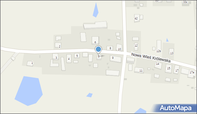 Nowa Wieś Królewska, Nowa Wieś Królewska, 7, mapa Nowa Wieś Królewska