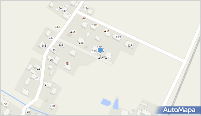 Nowa Wieś Legnicka, Nowa Wieś Legnicka, 43c, mapa Nowa Wieś Legnicka