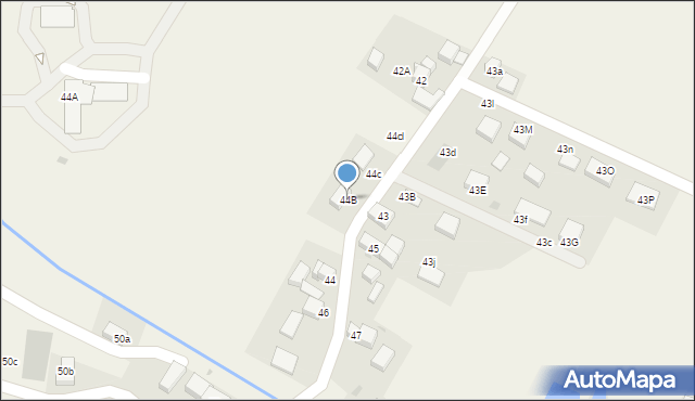 Nowa Wieś Legnicka, Nowa Wieś Legnicka, 44B, mapa Nowa Wieś Legnicka