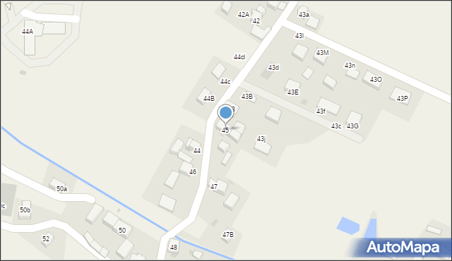 Nowa Wieś Legnicka, Nowa Wieś Legnicka, 45, mapa Nowa Wieś Legnicka