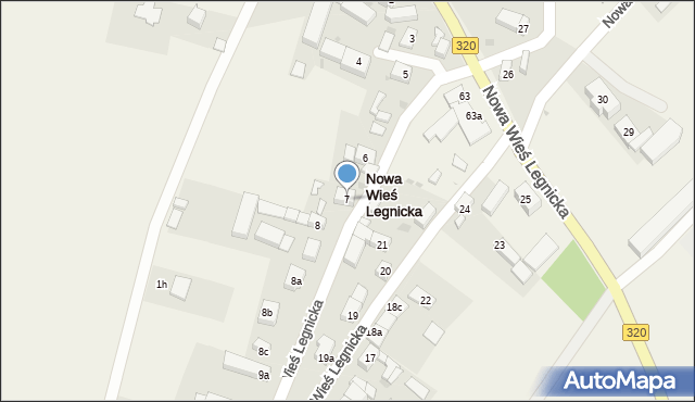 Nowa Wieś Legnicka, Nowa Wieś Legnicka, 7, mapa Nowa Wieś Legnicka