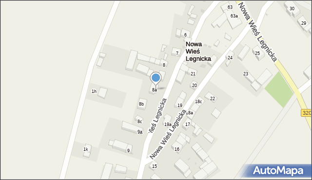 Nowa Wieś Legnicka, Nowa Wieś Legnicka, 8d, mapa Nowa Wieś Legnicka