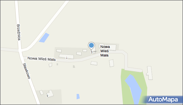 Nowa Wieś Mała, Nowa Wieś Mała, 3, mapa Nowa Wieś Mała