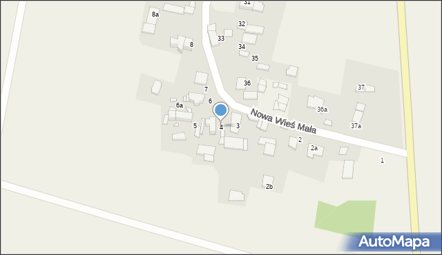 Nowa Wieś Mała, Nowa Wieś Mała, 4, mapa Nowa Wieś Mała