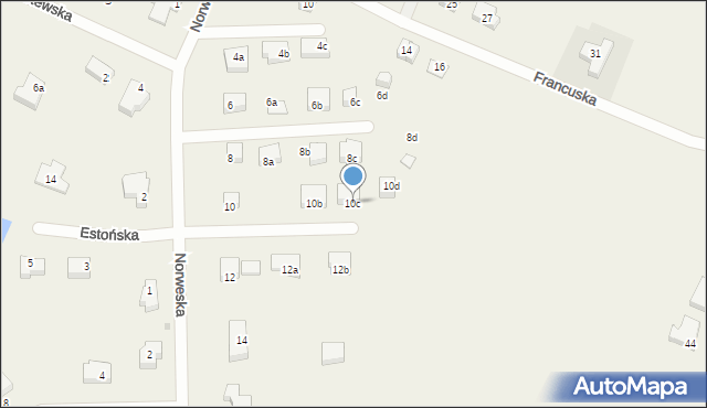 Nowa Wieś Malborska, Norweska, 10c, mapa Nowa Wieś Malborska