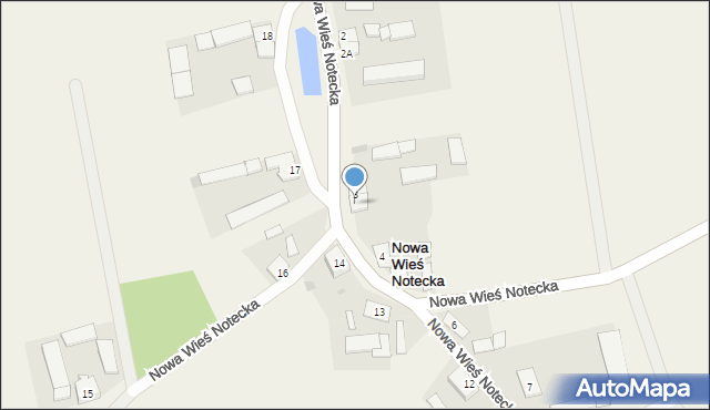 Nowa Wieś Notecka, Nowa Wieś Notecka, 3A, mapa Nowa Wieś Notecka