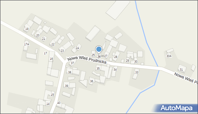 Nowa Wieś Prudnicka, Nowa Wieś Prudnicka, 26, mapa Nowa Wieś Prudnicka