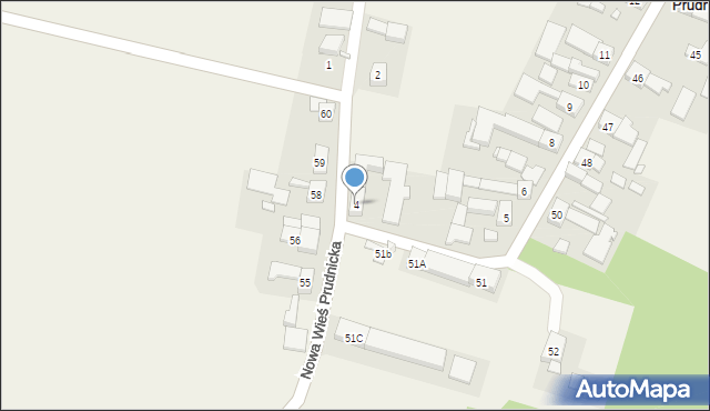 Nowa Wieś Prudnicka, Nowa Wieś Prudnicka, 4, mapa Nowa Wieś Prudnicka