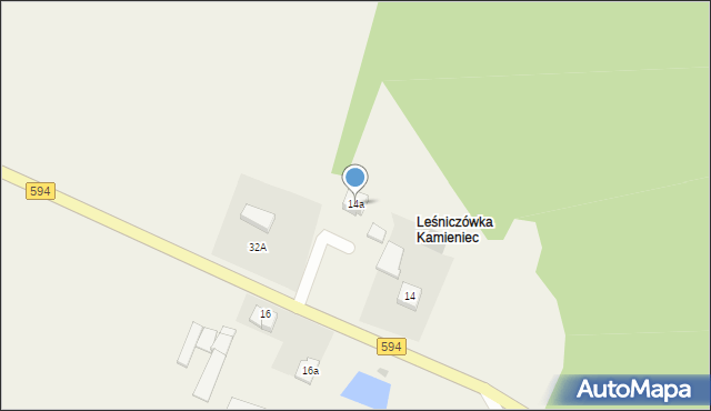 Nowa Wieś Reszelska, Nowa Wieś Reszelska, 14a, mapa Nowa Wieś Reszelska