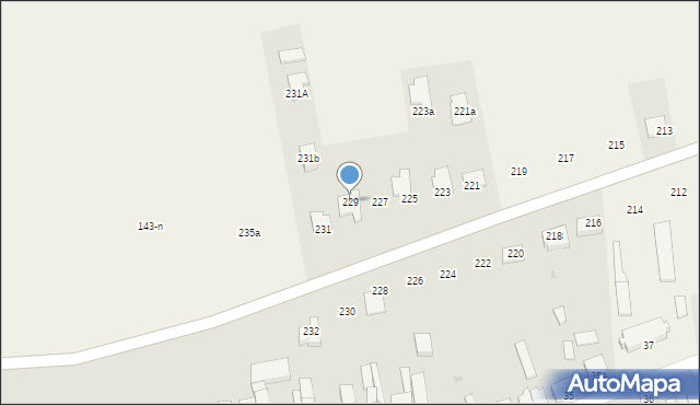 Nowa Wieś Ujska, Nowa Wieś Ujska, 229, mapa Nowa Wieś Ujska