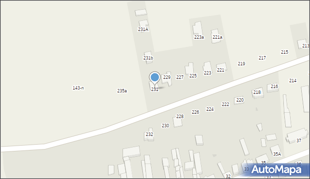 Nowa Wieś Ujska, Nowa Wieś Ujska, 231, mapa Nowa Wieś Ujska