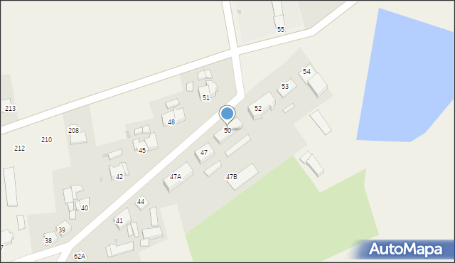 Nowa Wieś Ujska, Nowa Wieś Ujska, 50, mapa Nowa Wieś Ujska