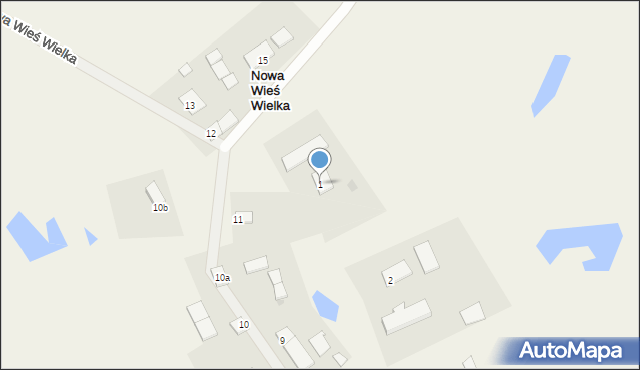 Nowa Wieś Wielka, Nowa Wieś Wielka, 1, mapa Nowa Wieś Wielka