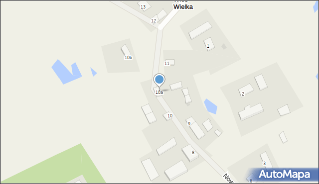 Nowa Wieś Wielka, Nowa Wieś Wielka, 10a, mapa Nowa Wieś Wielka