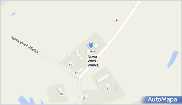 Nowa Wieś Wielka, Nowa Wieś Wielka, 15, mapa Nowa Wieś Wielka