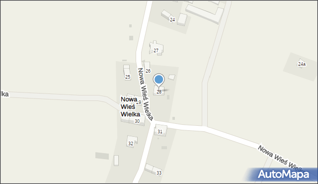 Nowa Wieś Wielka, Nowa Wieś Wielka, 28, mapa Nowa Wieś Wielka