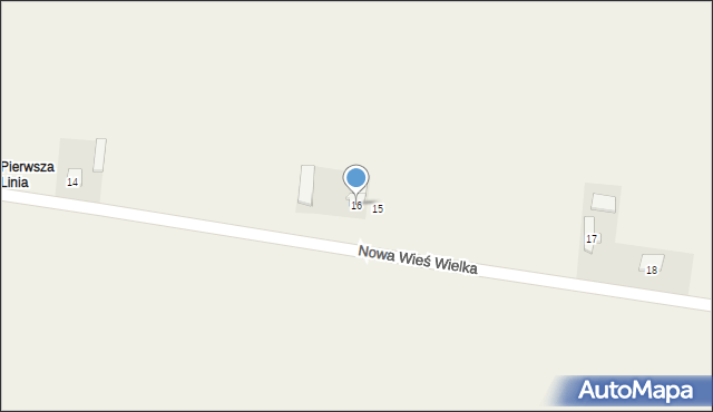 Nowa Wieś Wielka, Nowa Wieś Wielka, 16, mapa Nowa Wieś Wielka