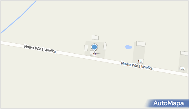 Nowa Wieś Wielka, Nowa Wieś Wielka, 34, mapa Nowa Wieś Wielka