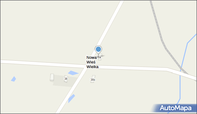 Nowa Wieś Wielka, Nowa Wieś Wielka, 36a, mapa Nowa Wieś Wielka