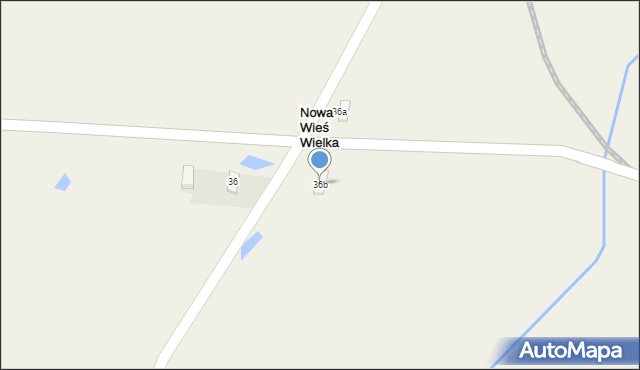 Nowa Wieś Wielka, Nowa Wieś Wielka, 36b, mapa Nowa Wieś Wielka