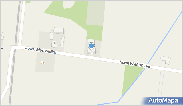 Nowa Wieś Wielka, Nowa Wieś Wielka, 8, mapa Nowa Wieś Wielka