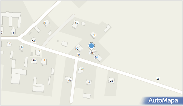 Nowa Wieś Wschodnia, Nowa Wieś Wschodnia, 2B, mapa Nowa Wieś Wschodnia