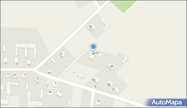 Nowa Wieś Wschodnia, Nowa Wieś Wschodnia, 5C, mapa Nowa Wieś Wschodnia