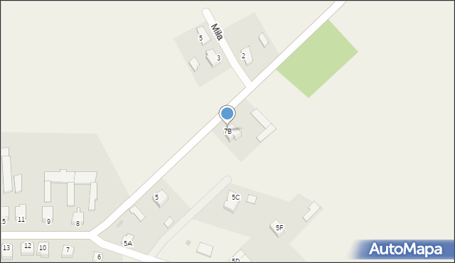 Nowa Wieś Wschodnia, Nowa Wieś Wschodnia, 7B, mapa Nowa Wieś Wschodnia