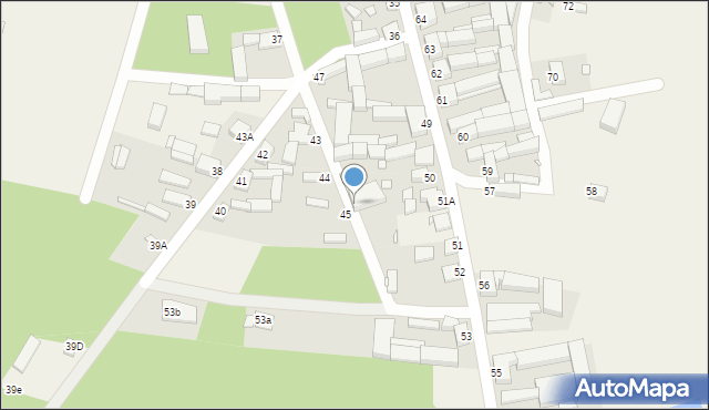 Nowa Wieś Zbąska, Nowa Wieś Zbąska, 46, mapa Nowa Wieś Zbąska