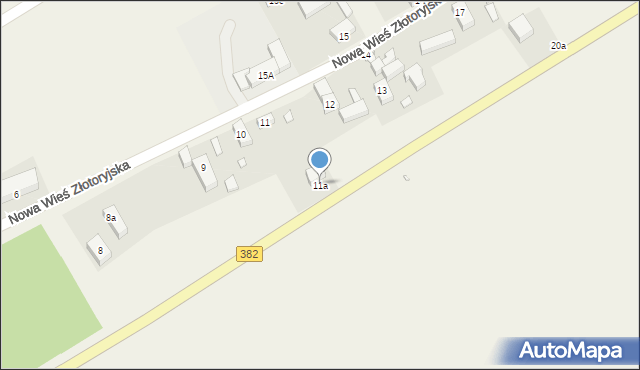 Nowa Wieś Złotoryjska, Nowa Wieś Złotoryjska, 11a, mapa Nowa Wieś Złotoryjska